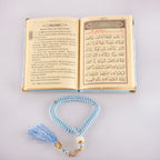 10 ADET Yasin-i Şerif Bebe Mavi (Yasin+Tesbih+Asetat Kutu)