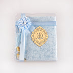 10 ADET Yasin-i Şerif Bebe Mavi (Yasin+Tesbih+Asetat Kutu)