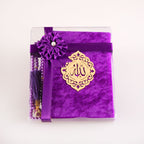 Yasin-i Şerif Mor (Yasin+Tesbih+Asetat Kutu)