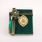 Yasin-i Şerif Yeşil (Yasin+Tesbih+Asetat Kutu)