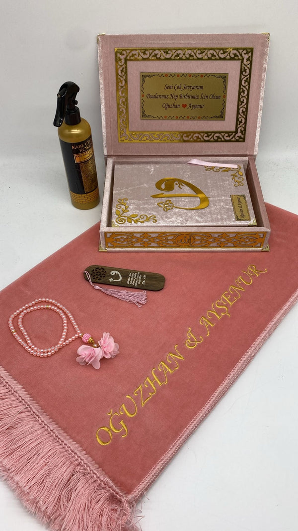 Çiftlere Özel Kuran Seti, Pembe