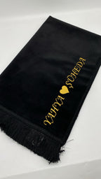 Özel İsimli Aydın Seccade (Siyah)