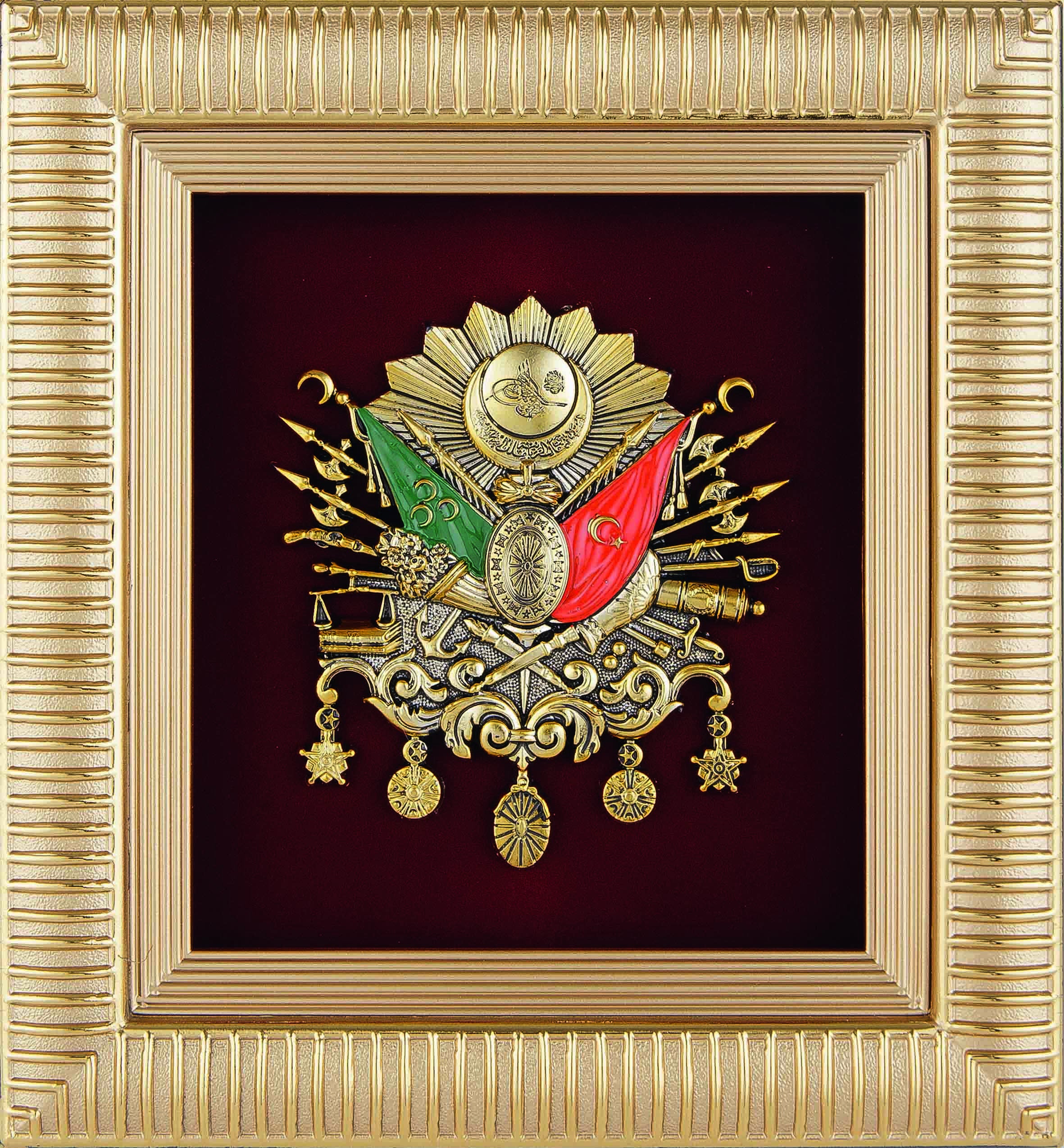 OSMANLI DEVLET ARMASI 18x20 CM