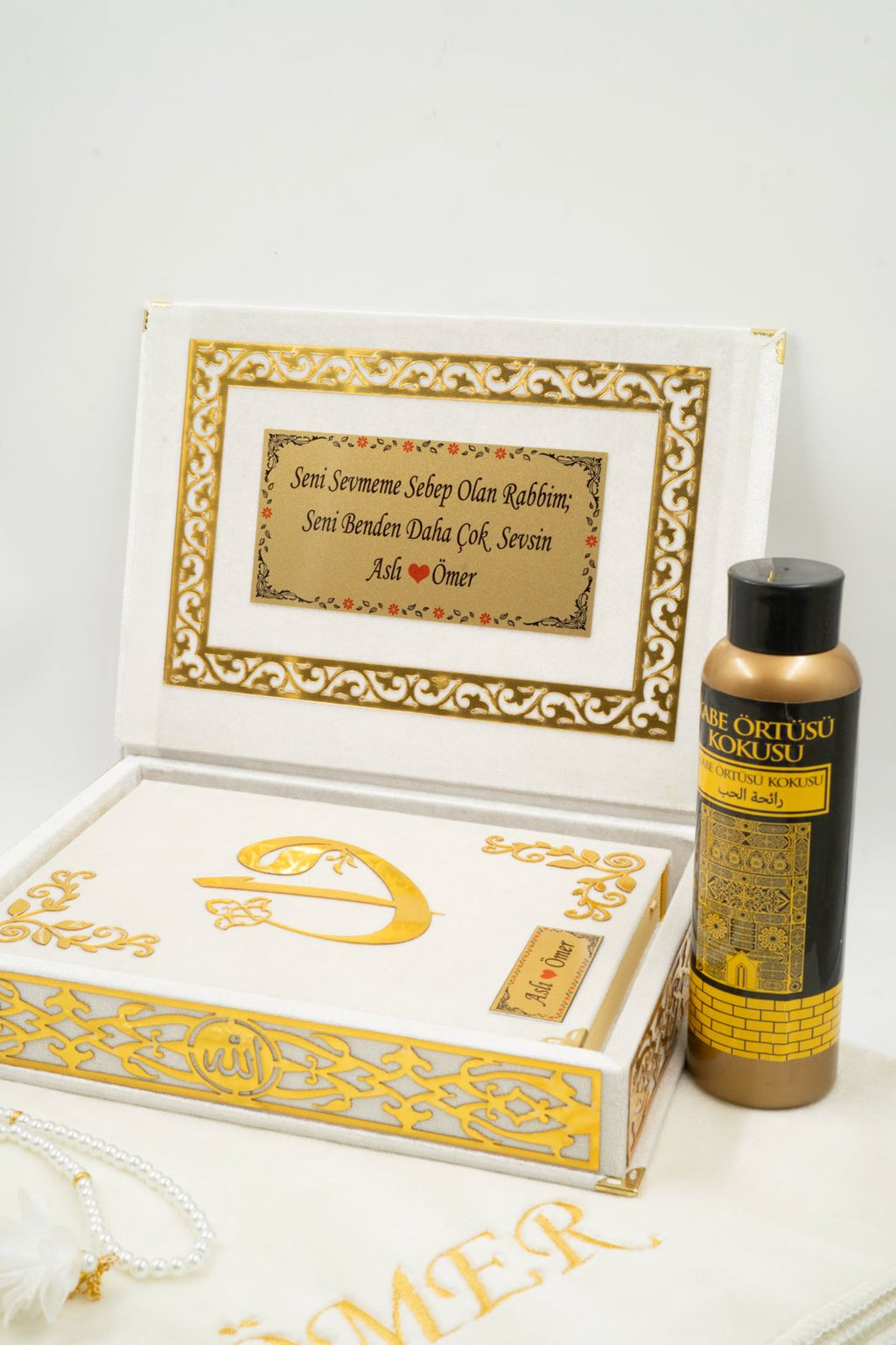 Çiftlere Özel Kuran Seti, Krem