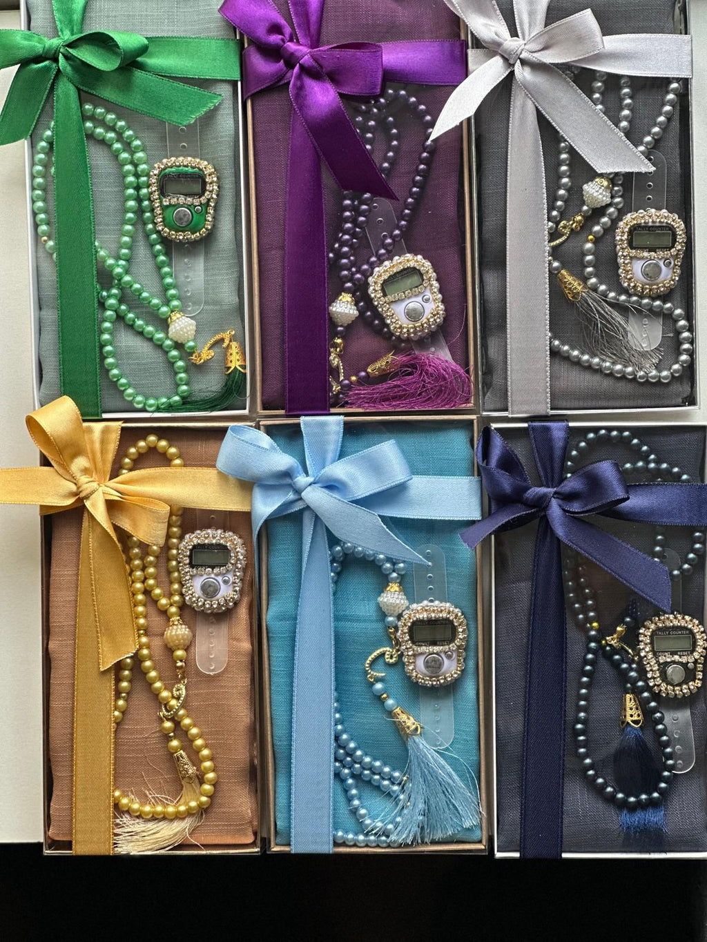 10 Adet Namaz Örtüsü (Şal) + Tesbih Hediye Seti (Mor)