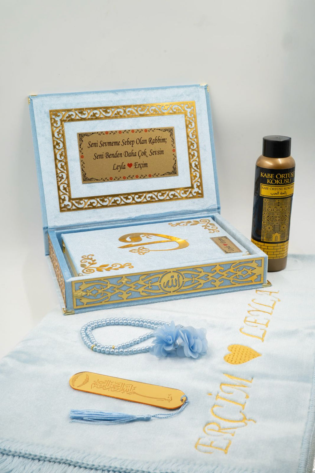 Çiftlere Özel Kuran Seti, Bebe Mavi