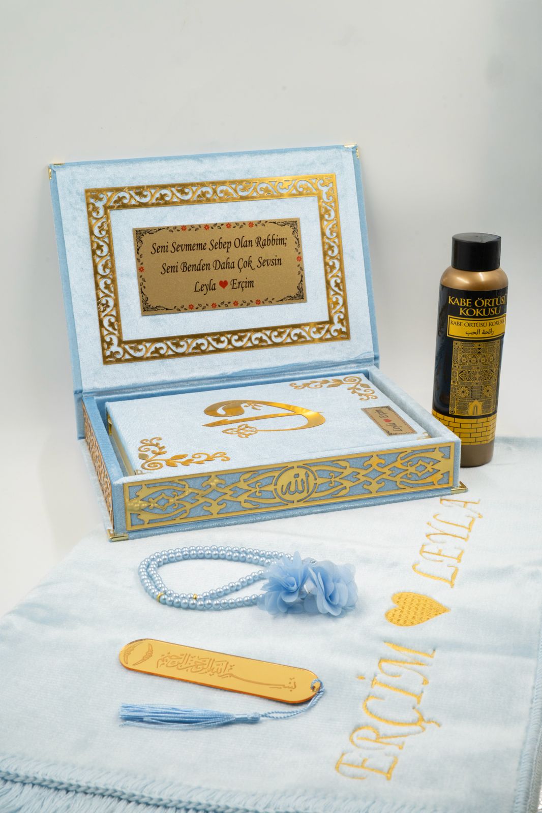 Çiftlere Özel Kuran Seti, Bebe Mavi