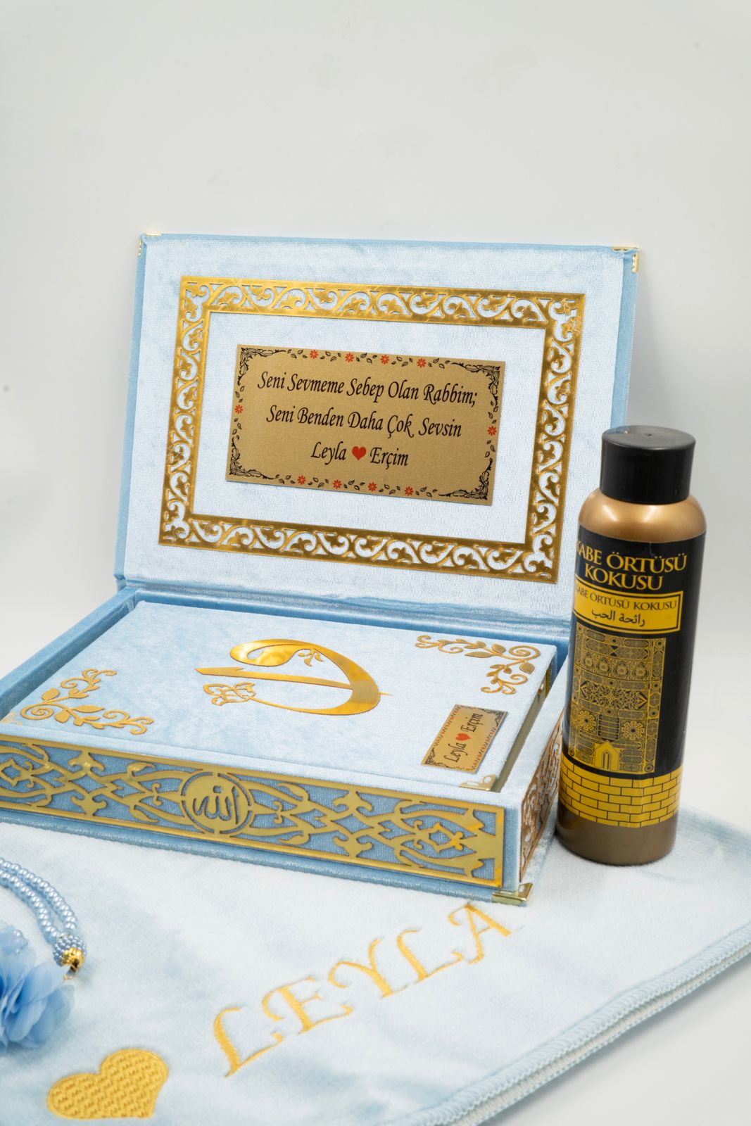 Çiftlere Özel Kuran Seti, Bebe Mavi