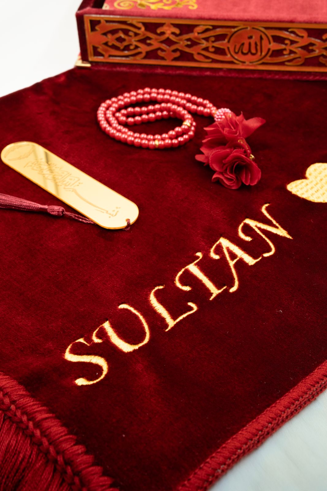 Çiftlere Özel Kuran Seti, Bordo