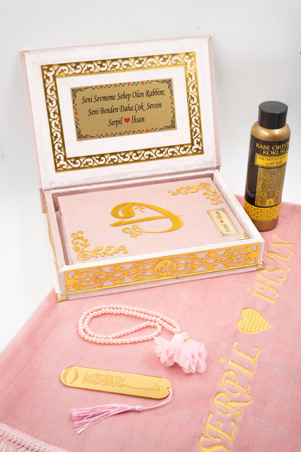 Çiftlere Özel Kuran Seti, Pembe