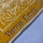 Özel İsimli Peluş Seccade (Gold)