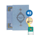 (Rahle Boy) 30 Cüz Kur’an-ı Kerim (Mavi, Karton Kapak, Kutulu)