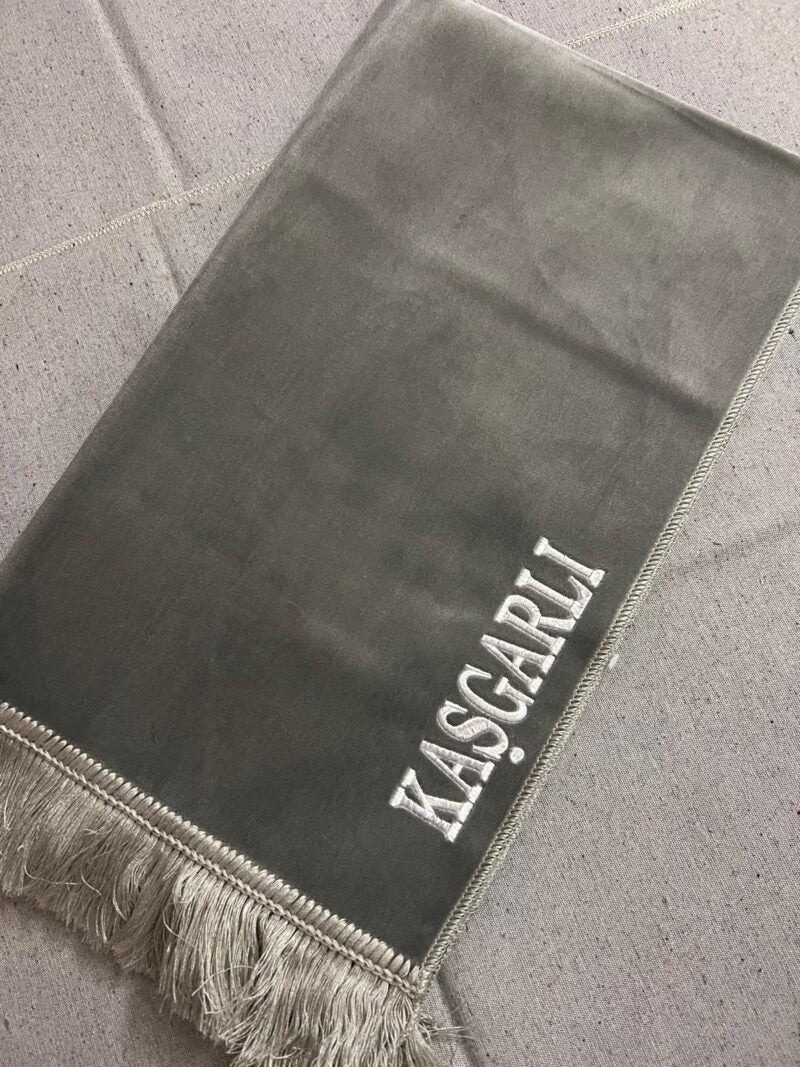 Özel İsimli Aydın Seccade (Gri)