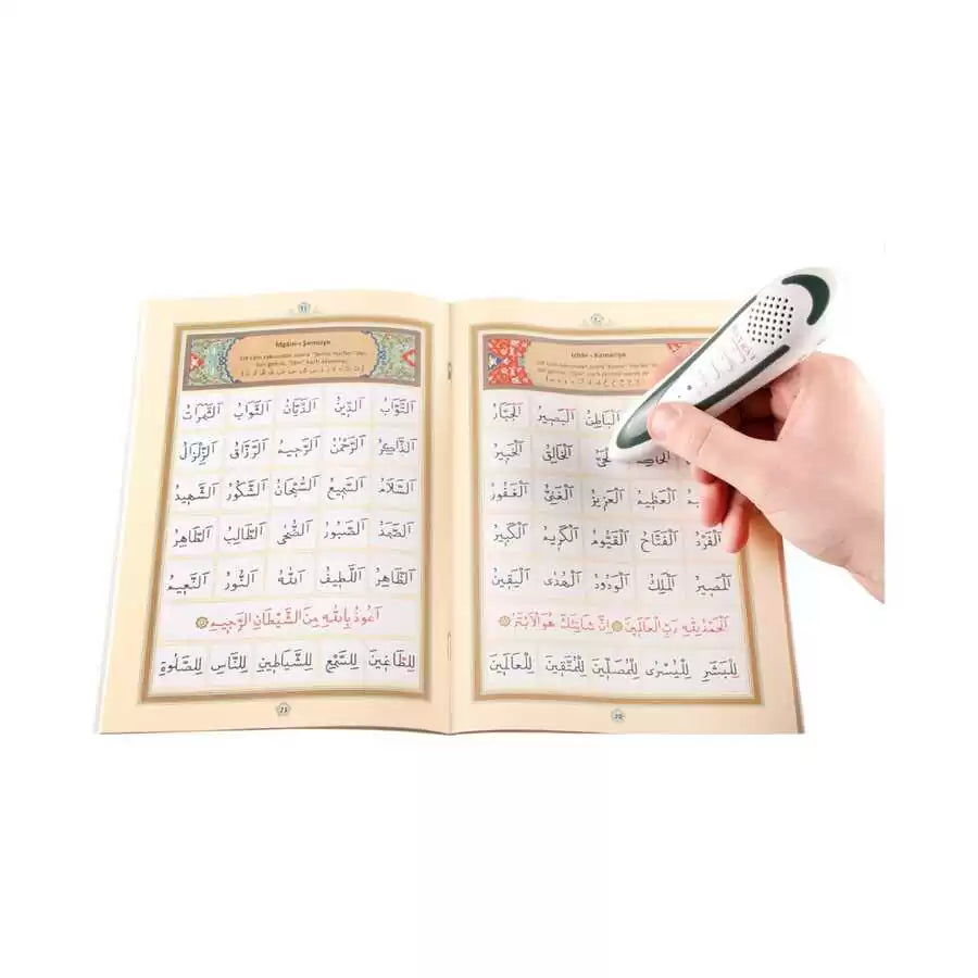 Kuran Okuyan Kalem Seti (Yeşil, Karton Kutulu)