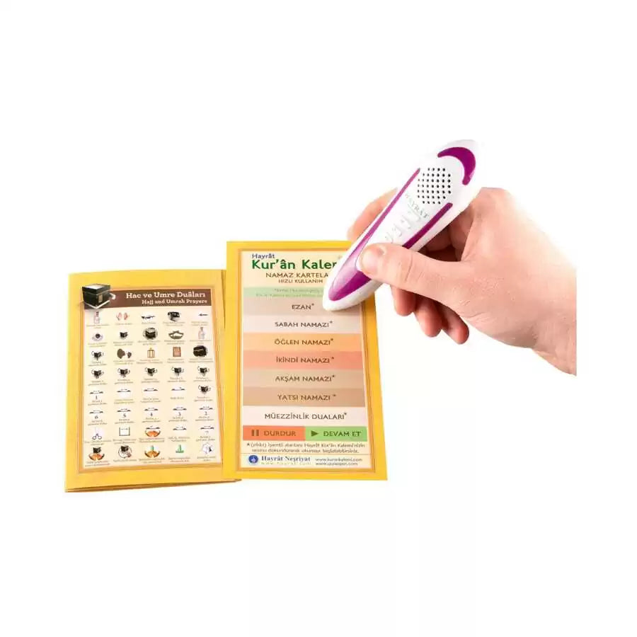 Kuran Okuyan Kalem Seti (Lila, Karton Kutulu)