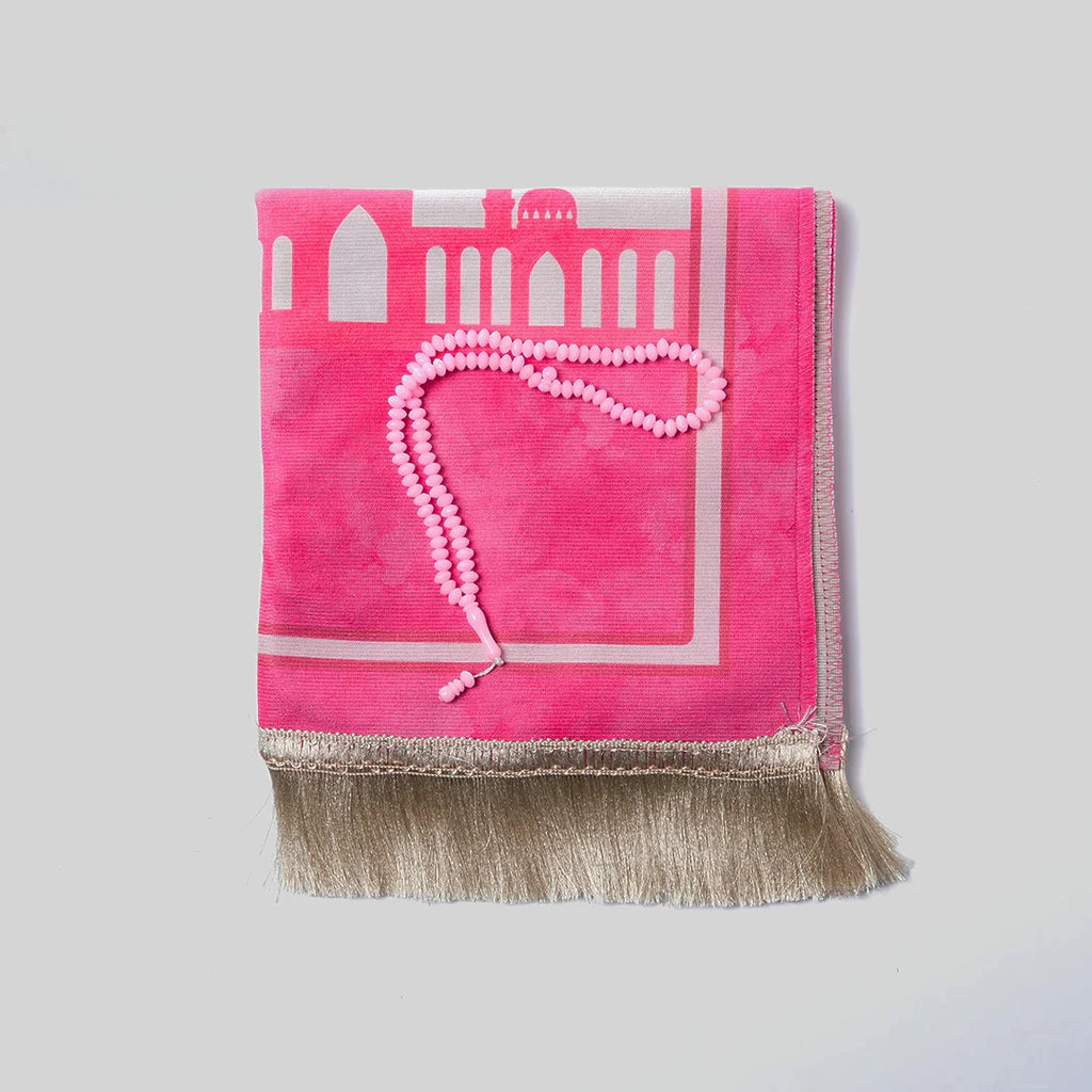 Silindir Kutu Çocuk Namaz Seti (Kız)