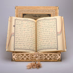 Kadife Kutulu Gold Gold Süsleme Kur'an-ı Kerim