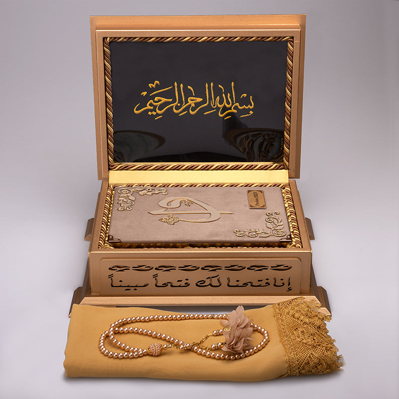 Ahşap Sandıklı Vizon Kur’an-ı Kerim Seti